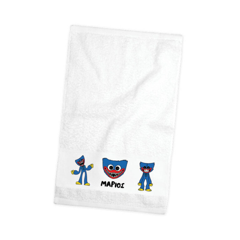 Πετσέτα χεριών βαμβακερή “Huggy Wuggy”