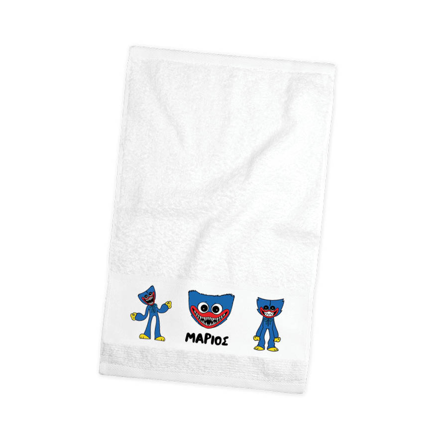 Πετσέτα χεριών βαμβακερή “Huggy Wuggy”