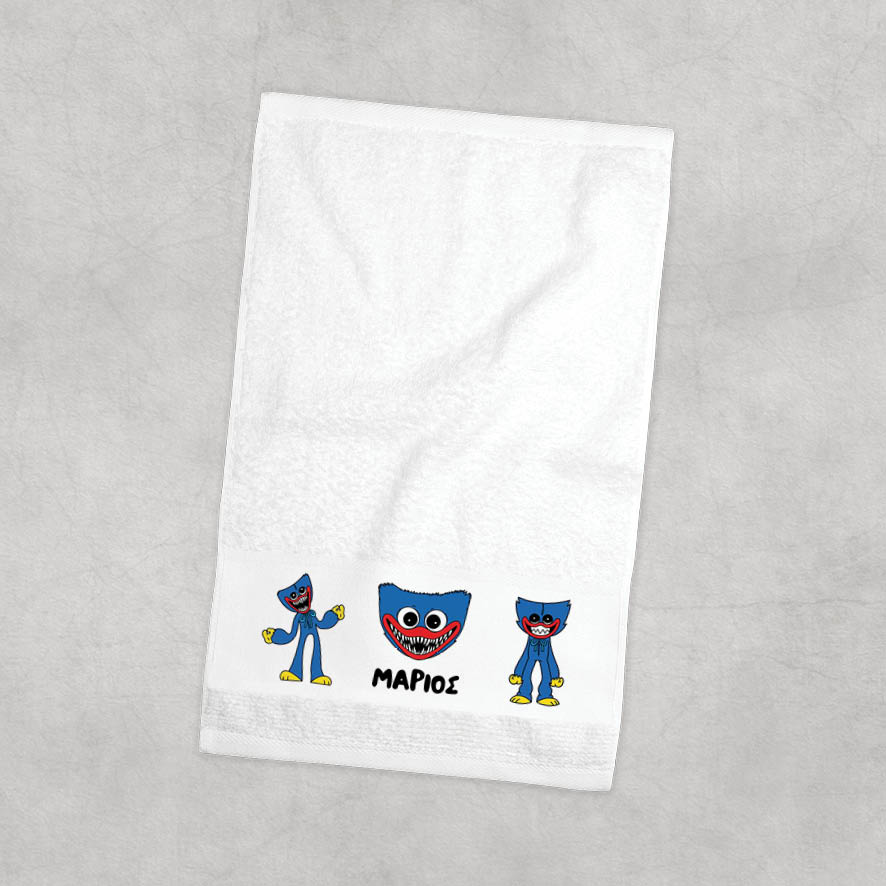 Πετσέτα χεριών βαμβακερή “Huggy Wuggy”