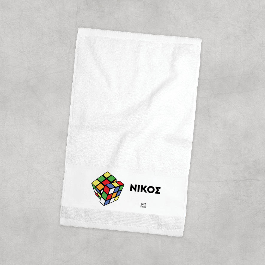 Πετσέτα χεριών βαμβακερή “Rubik”