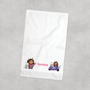 Πετσέτα χεριών βαμβακερή “Το κουκλόσπιτο της Gabby”