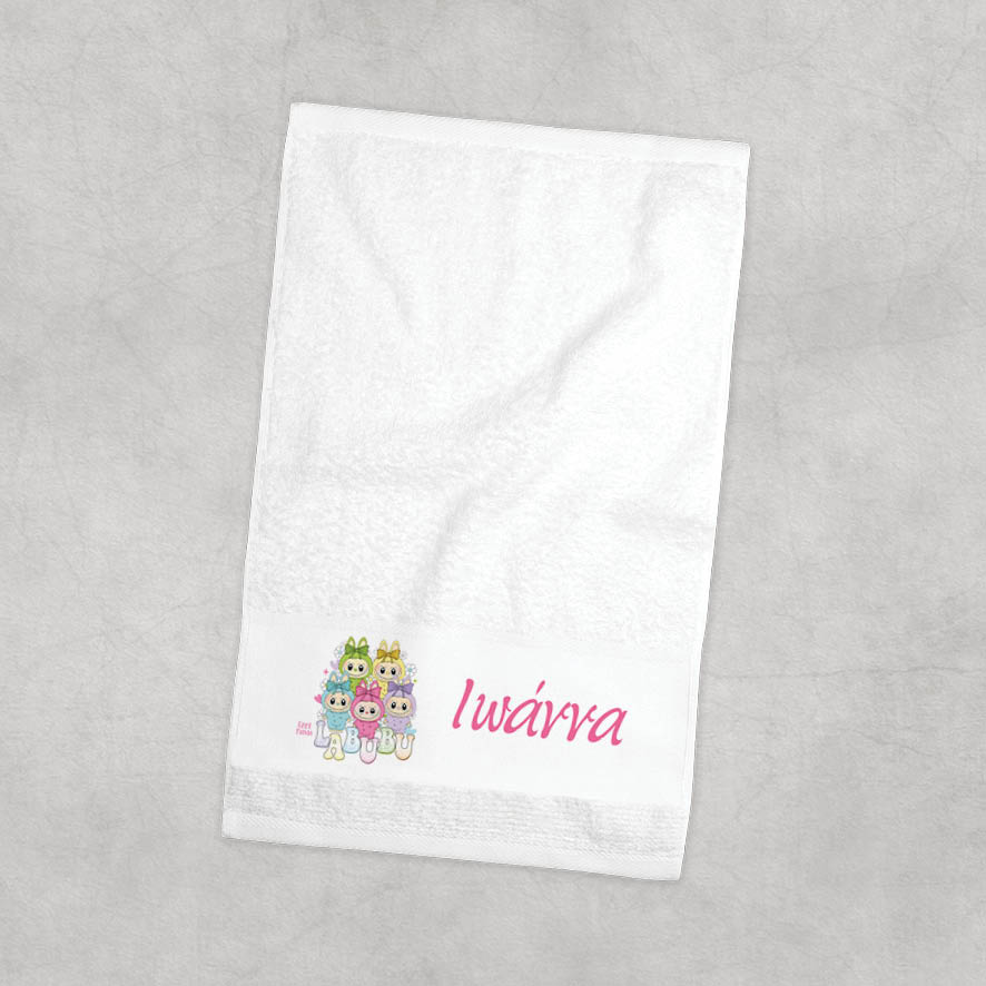 Πετσέτα χεριών βαμβακερή “Labubu”