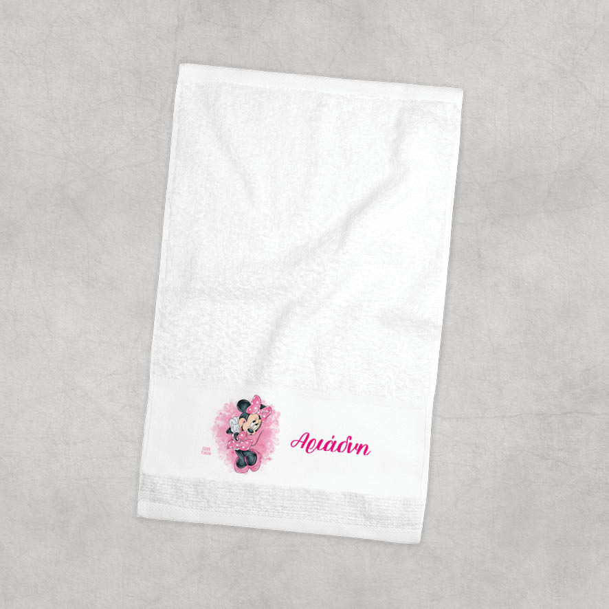 Πετσέτα χεριών βαμβακερή “Minnie Mouse”