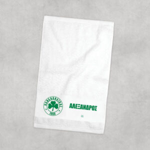 Πετσέτα χεριών βαμβακερή “ΠΑΟ ποδόσφαιρο”