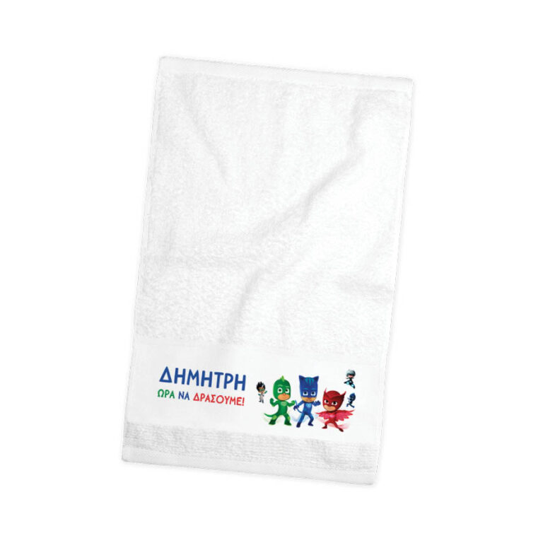 Πετσέτα χεριών βαμβακερή “PJ masks”