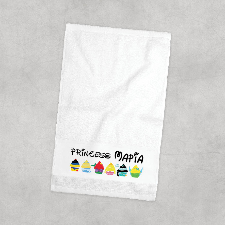 Πετσέτα χεριών βαμβακερή “Πριγκίπισσες Cupcake”