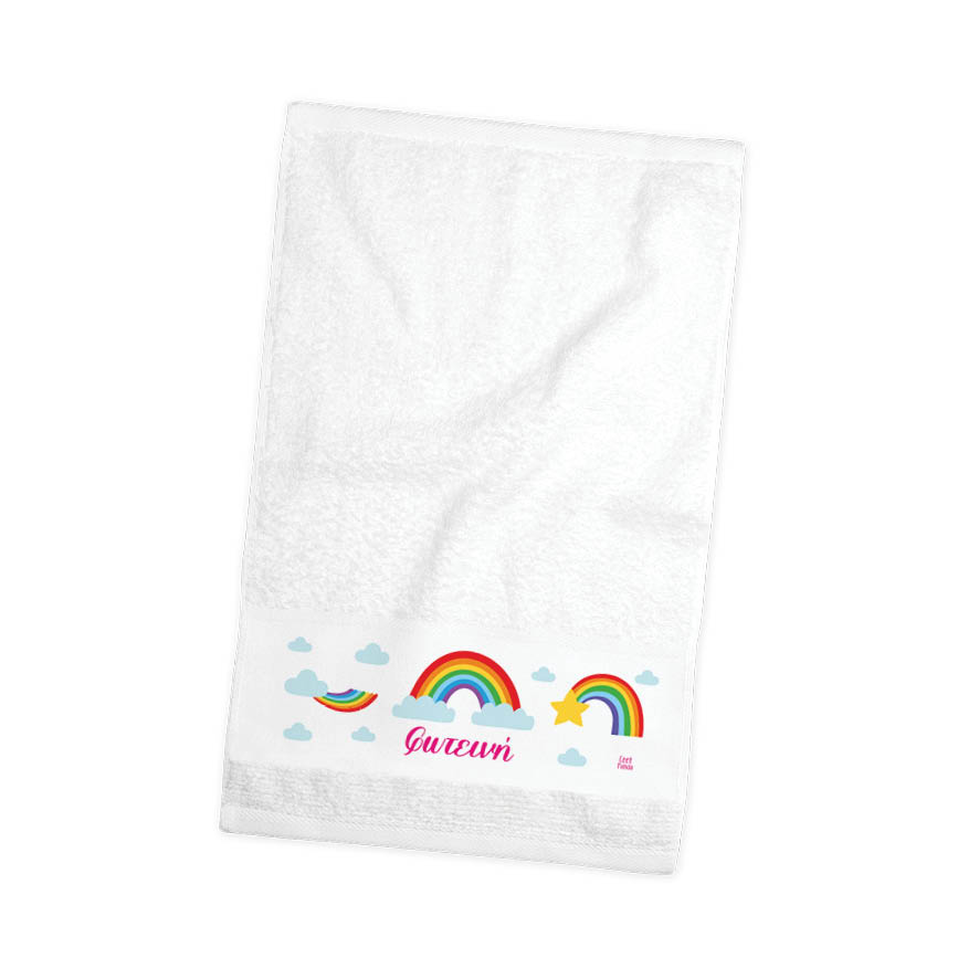 Πετσέτα χεριών βαμβακερή “Ουράνιο τόξο”