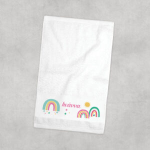 Πετσέτα χεριών βαμβακερή “Ουράνια τόξα”