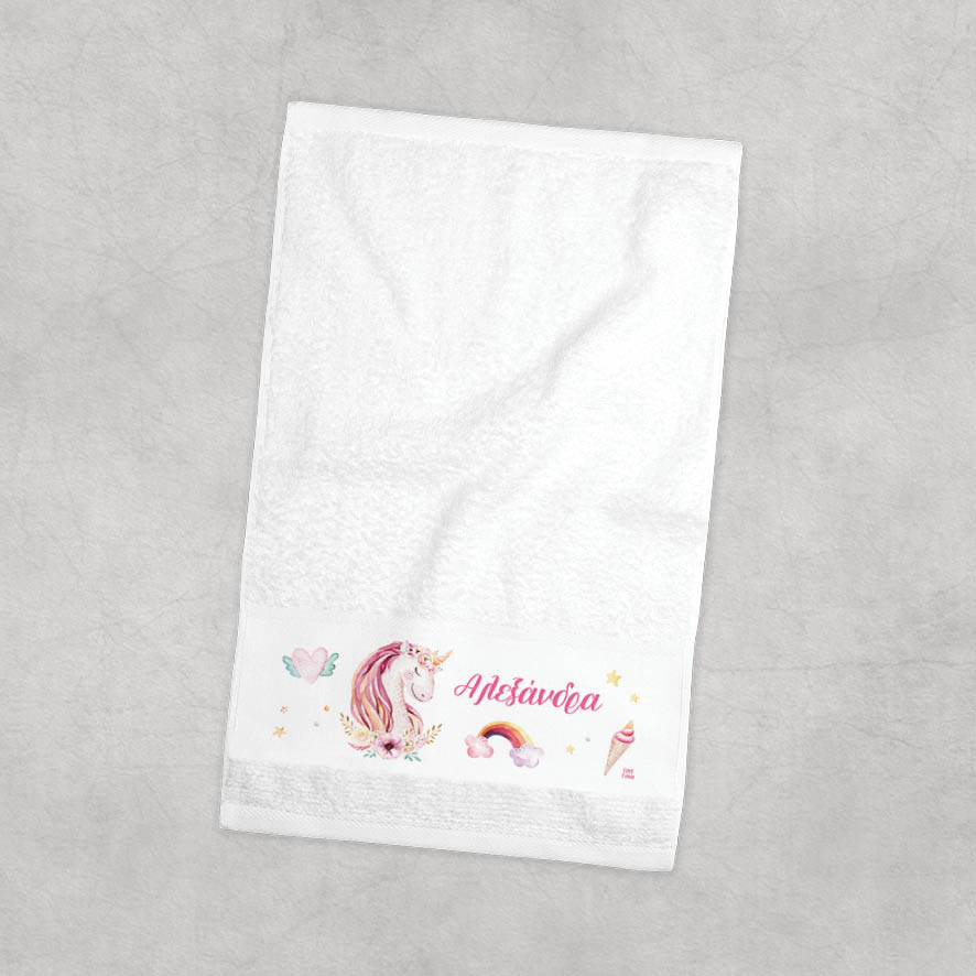 Πετσέτα χεριών βαμβακερή “Unicorn”