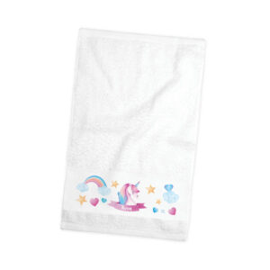 Πετσέτα χεριών βαμβακερή “Unicorn pink”
