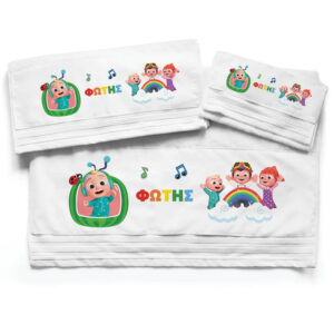 Πετσέτες βαμβακερές σετ “Cocomelon”