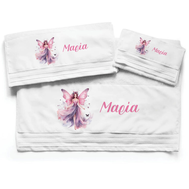 Πετσέτες βαμβακερές σετ “Fairy”