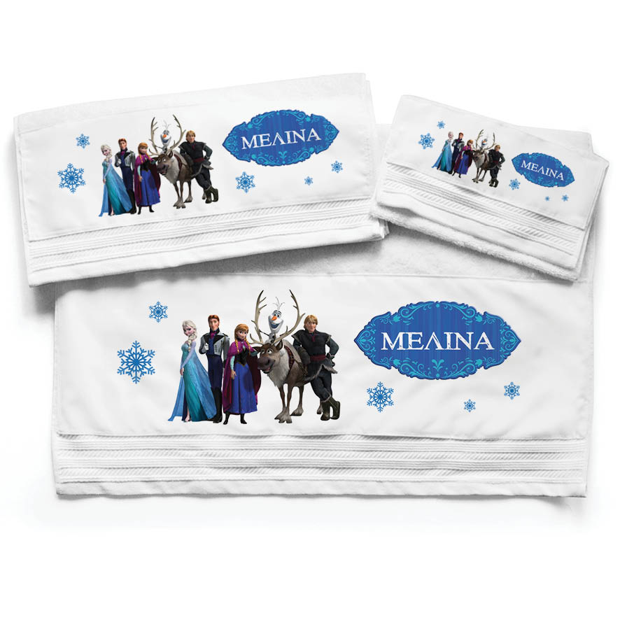 Πετσέτες βαμβακερές σετ “Frozen”