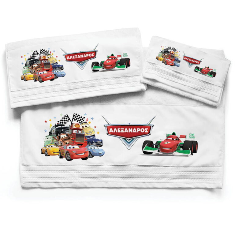 Πετσέτες βαμβακερές σετ “Mac quin”