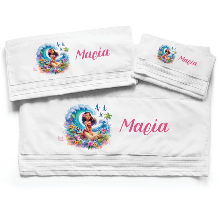 Πετσέτες βαμβακερές σετ “Moana”
