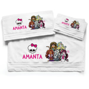 Πετσέτες βαμβακερές σετ “Monster High”