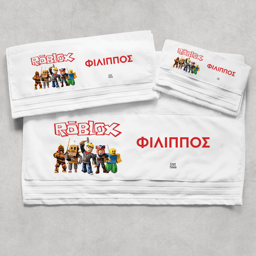 Πετσέτες βαμβακερές σετ “Roblox”