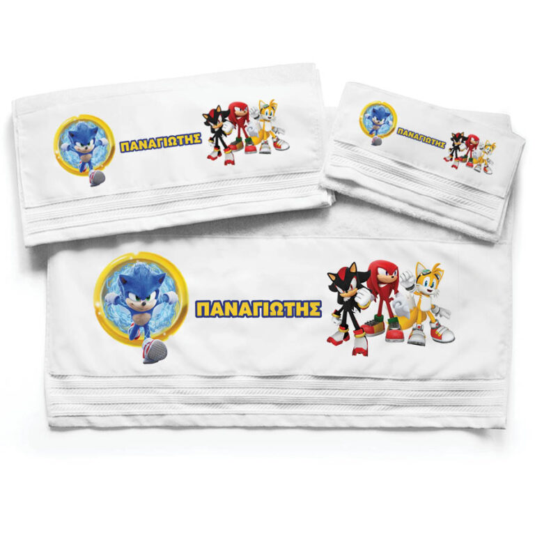 Πετσέτες βαμβακερές σετ “Sonic”