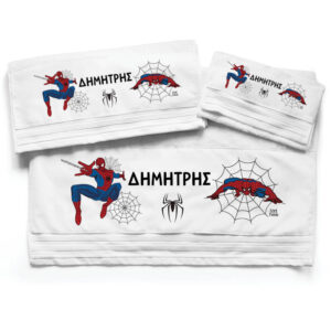 Πετσέτες βαμβακερές σετ “Spiderman”