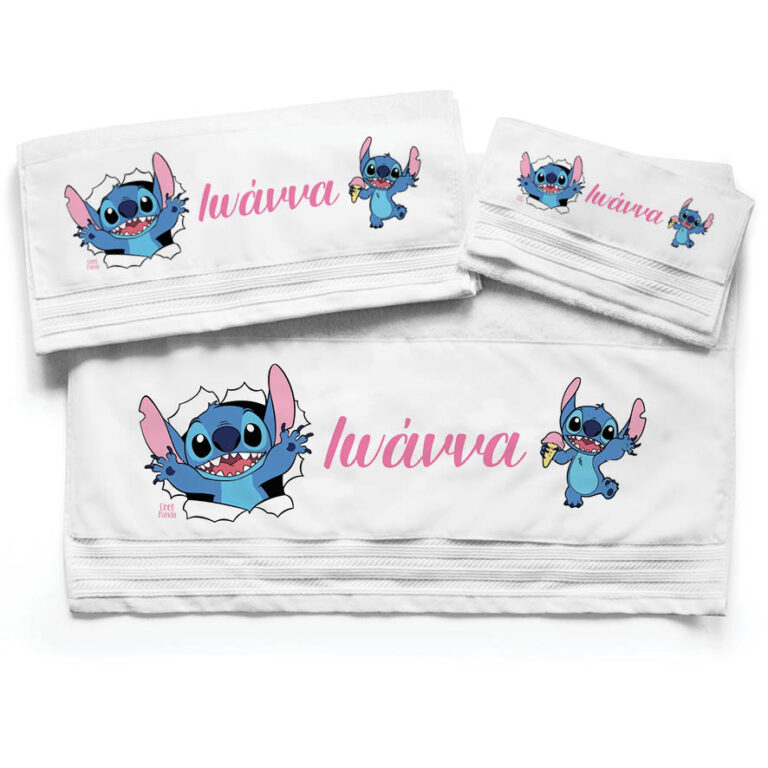 Πετσέτες βαμβακερές σετ “Stitch”