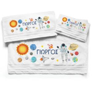 Πετσέτες βαμβακερές σετ “Space”