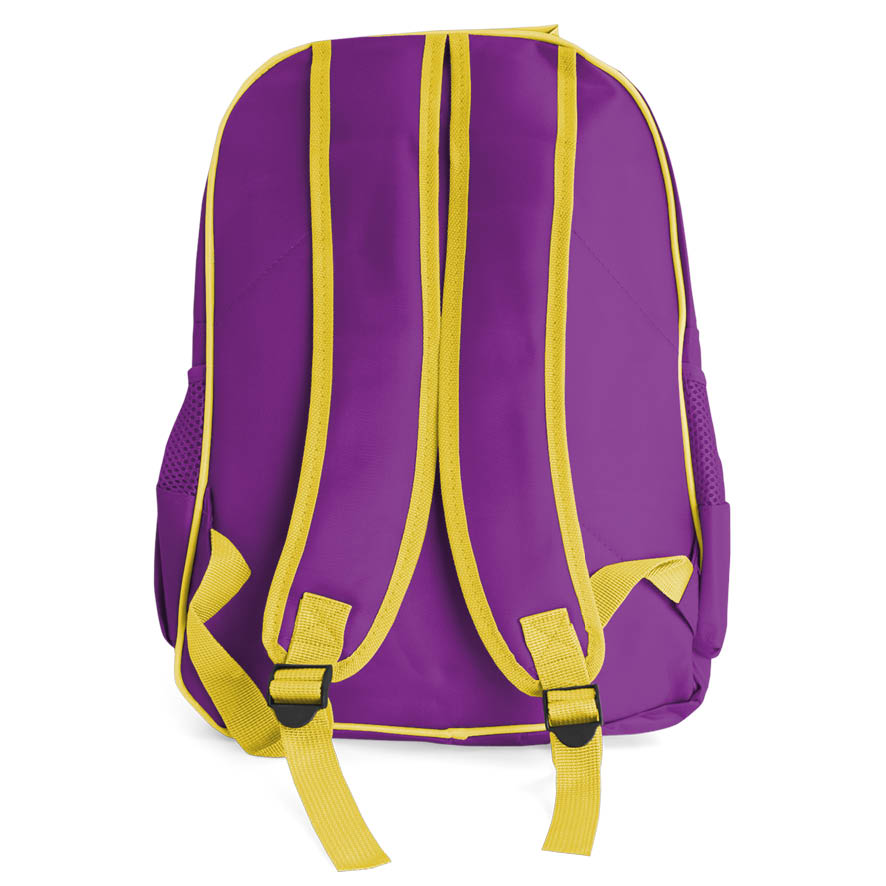 Σχολική Τσάντα Πλάτης δημοτικού μωβ με δική σου εκτύπωση