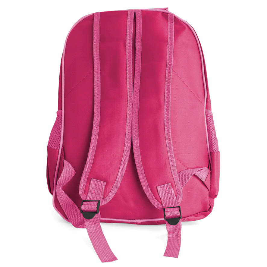 Σχολική Τσάντα Πλάτης δημοτικού ροζ με δική σου εκτύπωση