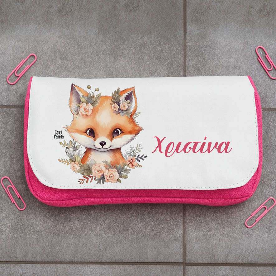 Κασετίνα δύο θέσεων “Αλεπουδάκι”