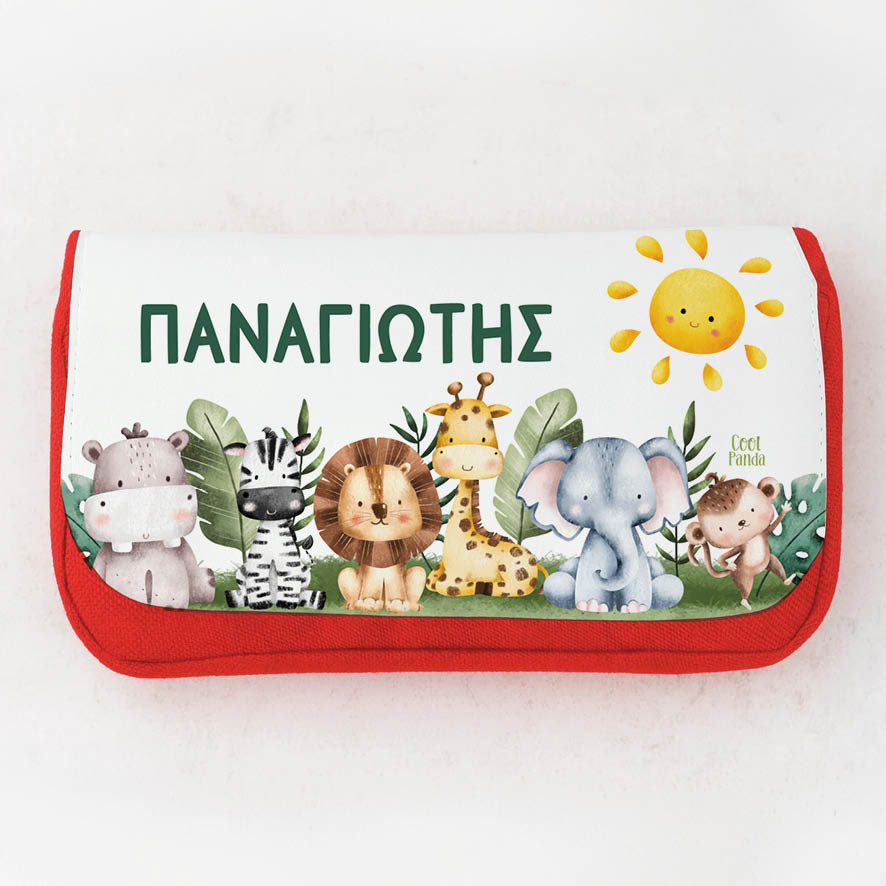 Κασετίνα δύο θέσεων “Animals”