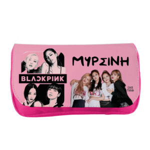 Κασετίνα δύο θέσεων “Black Pink photo”