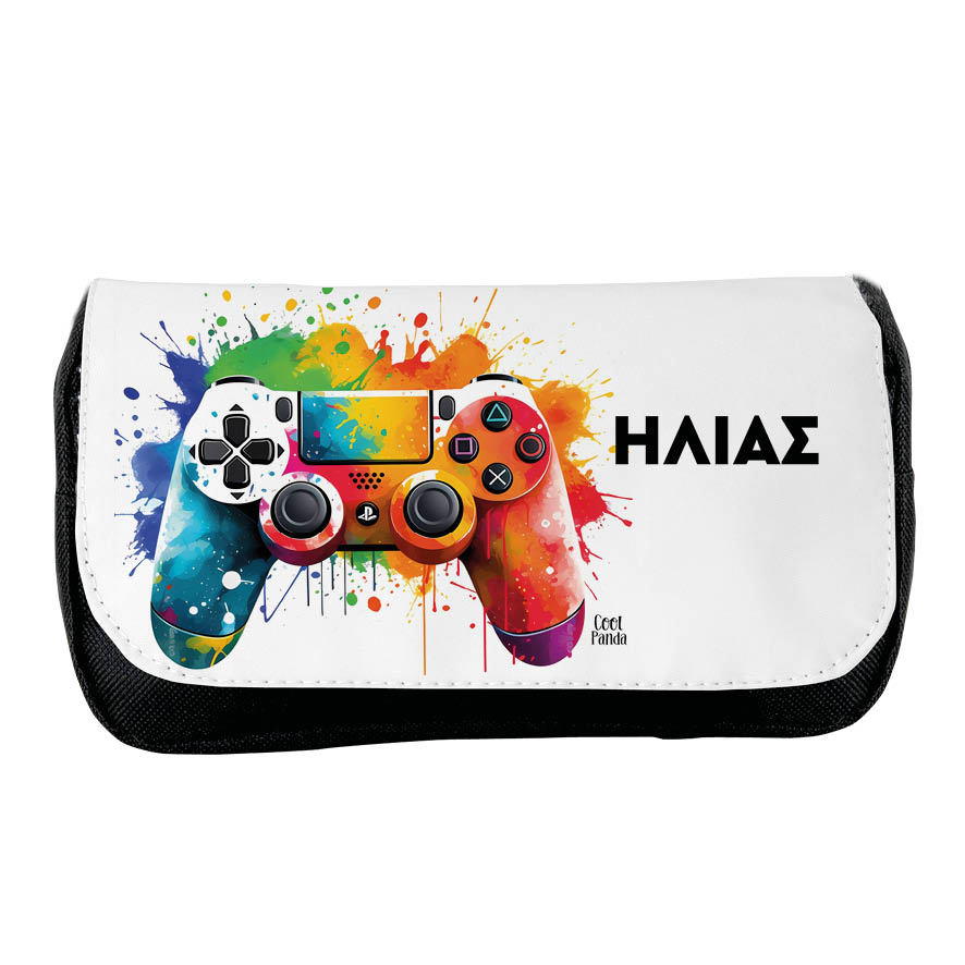 Κασετίνα δύο θέσεων “Colourful playstation”