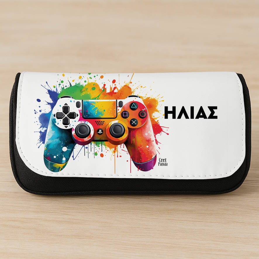 Κασετίνα δύο θέσεων “Colourful playstation”