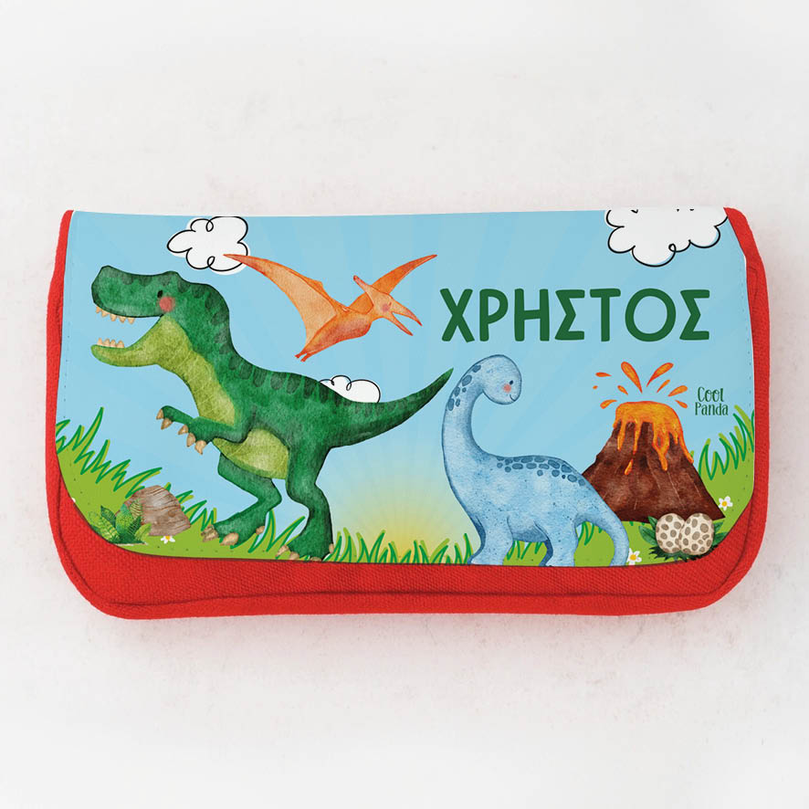 Κασετίνα δύο θέσεων “Δεινοσαυράκια”