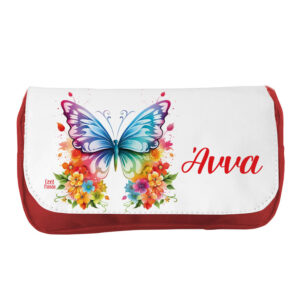 Κασετίνα δύο θέσεων “Floral Πεταλούδα”