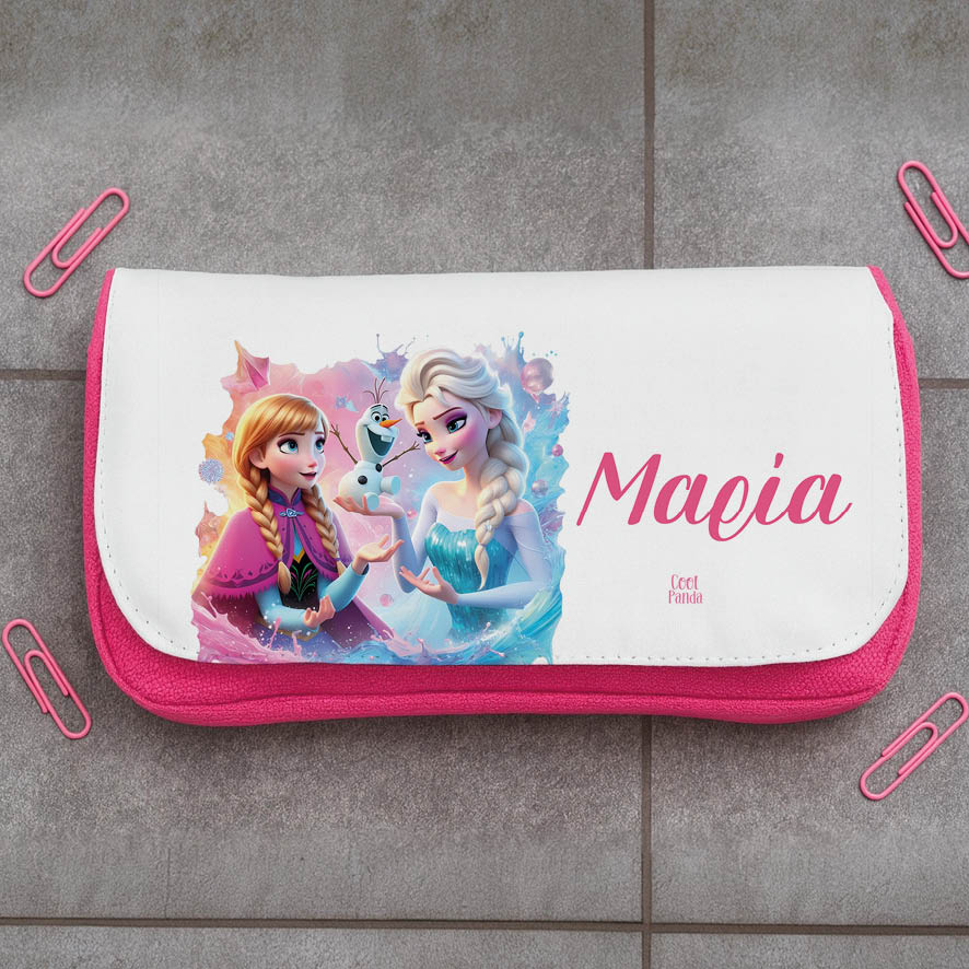 Κασετίνα δύο θέσεων “Frozen Elsa & Anna”