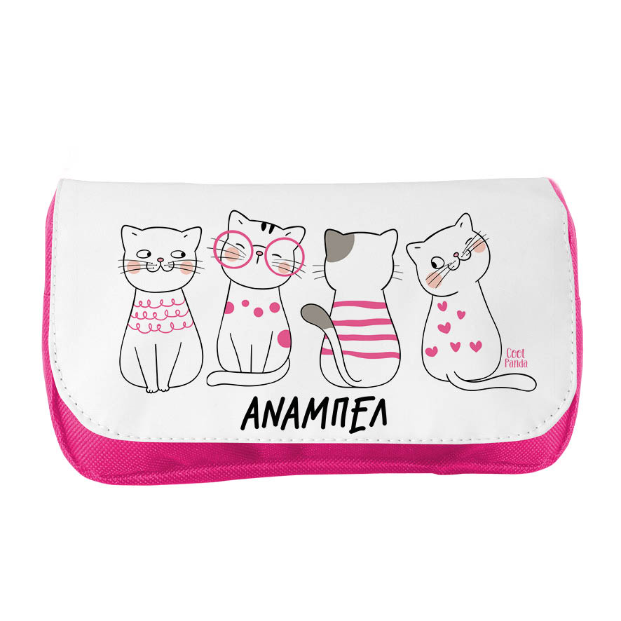 Κασετίνα δύο θέσεων “Γατούλες”