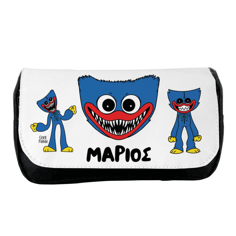 Κασετίνα δύο θέσεων “Huggy Wuggy”