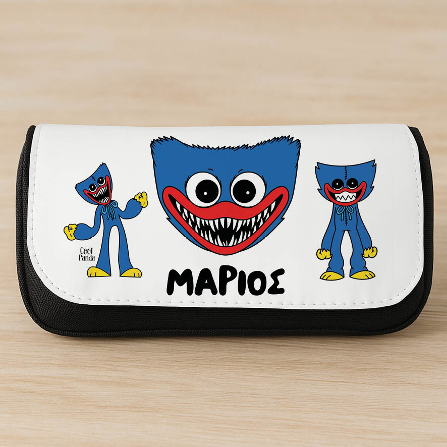 Κασετίνα δύο θέσεων “Huggy Wuggy”