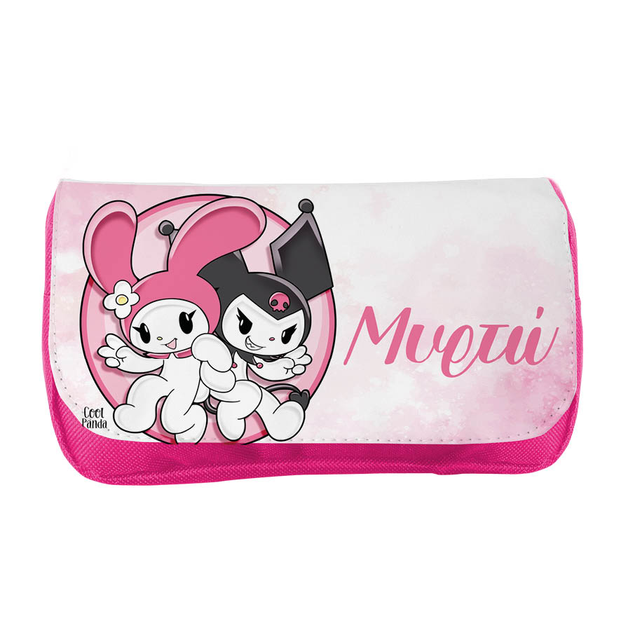 Κασετίνα δύο θέσεων “Kuromi”