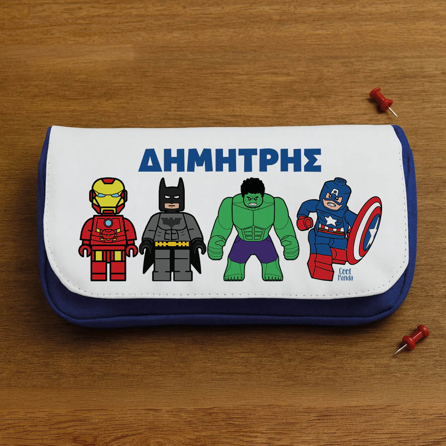 Κασετίνα δύο θέσεων “Marvel Heroes”