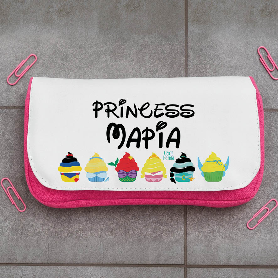 Κασετίνα δύο θέσεων “Πριγκίπισσες Cupcake”