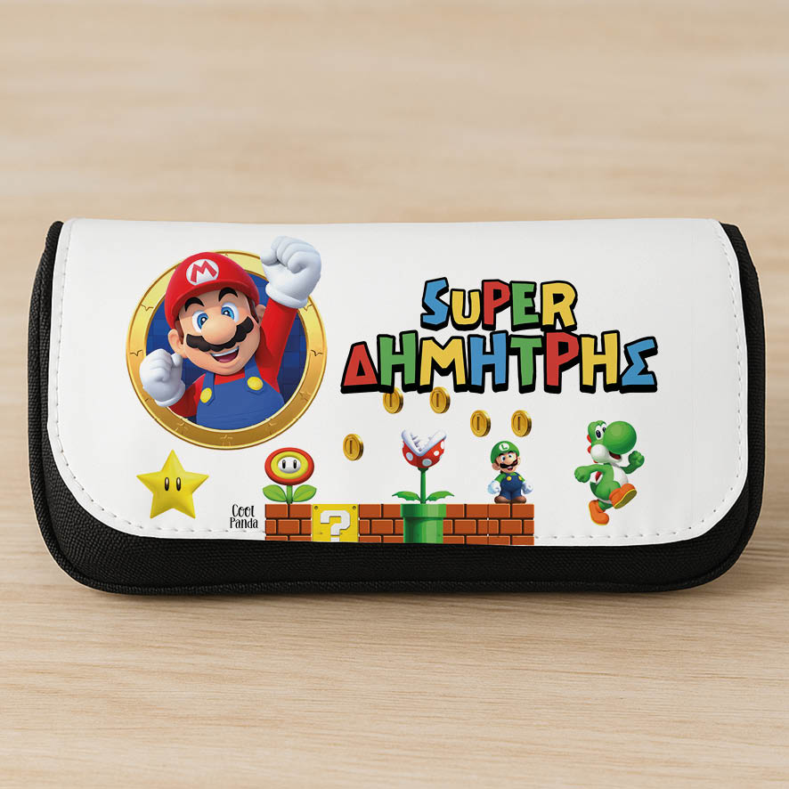 Κασετίνα δύο θέσεων “Super Mario”