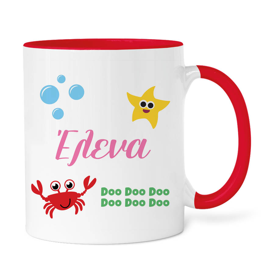 Κούπα 11oz “Baby shark” girl