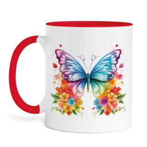 Κούπα 11oz “Floral Πεταλούδα”