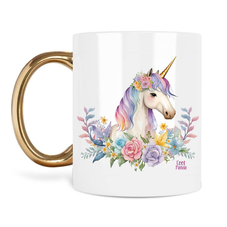 Κούπα 11oz “Floral Μονόκερος”