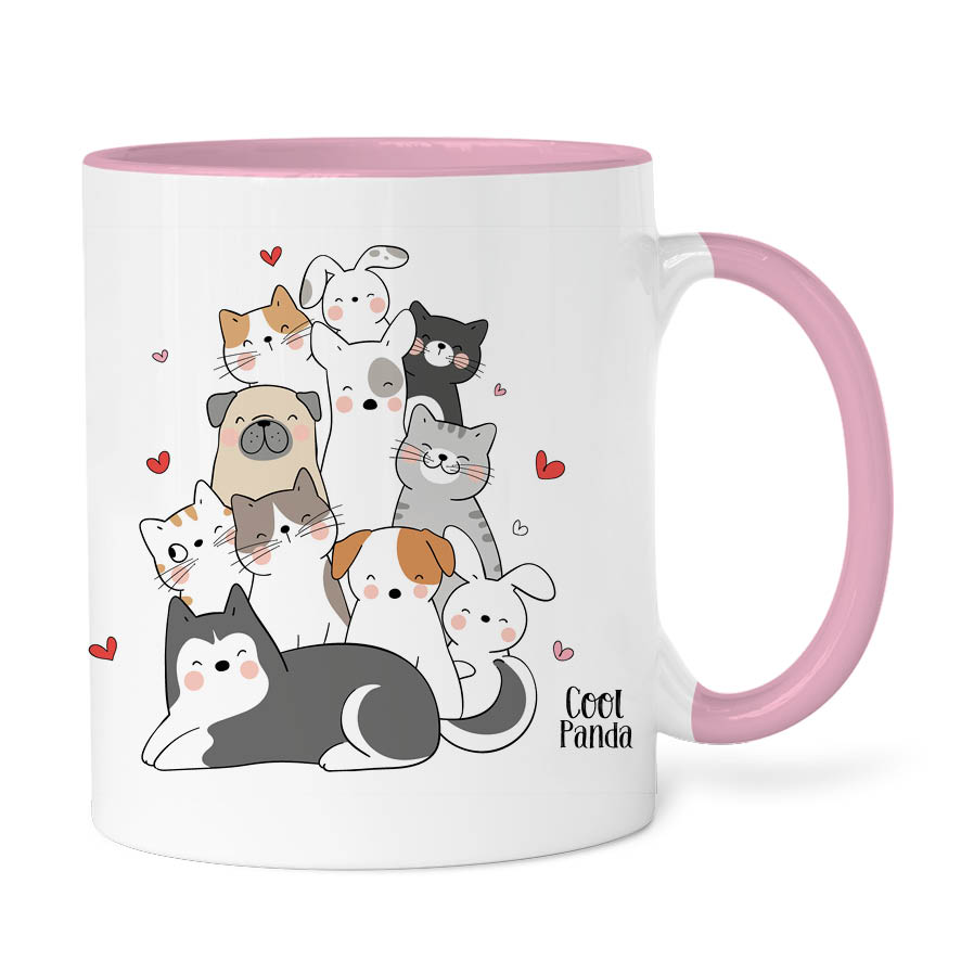 Κούπα 11oz “Γατούλες και σκυλάκια”