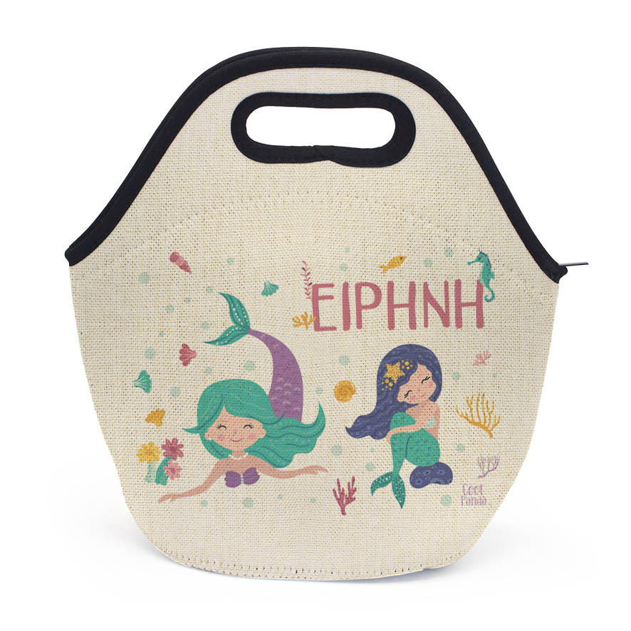 Τσαντάκι φαγητού “Μωβ Γοργόνες”