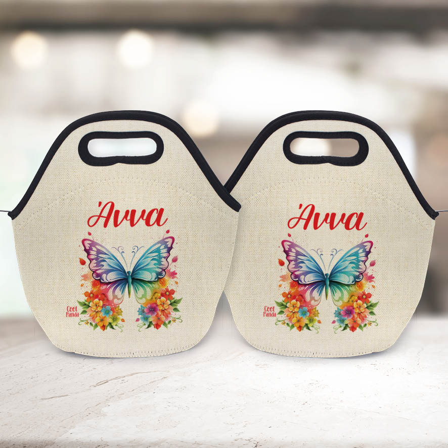 Τσαντάκι φαγητού “Floral Πεταλούδα”