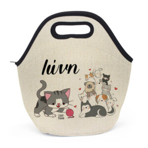 Τσαντάκι φαγητού “Γατούλες και σκυλάκια”