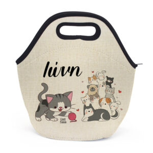 Τσαντάκι φαγητού “Γατούλες και σκυλάκια”